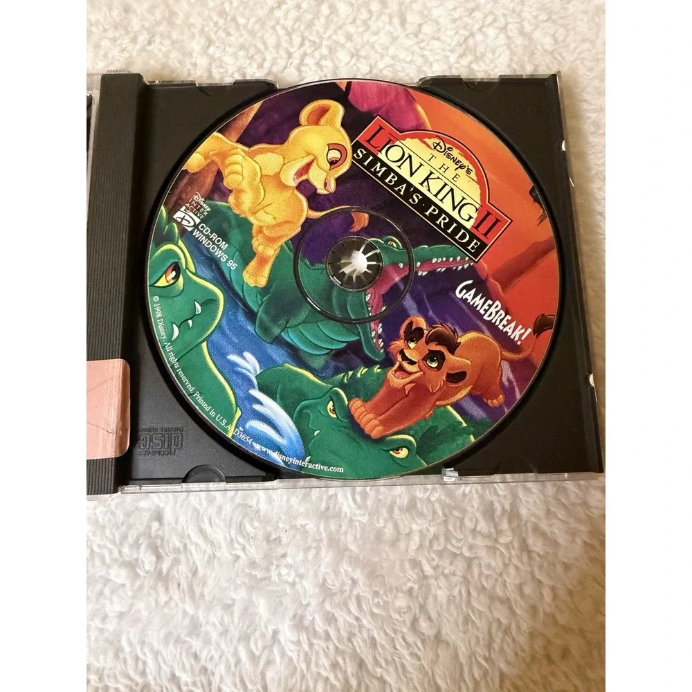 Disney's The Lion King II: Simba's Pride Game Break PC CD ROM Program Handbook